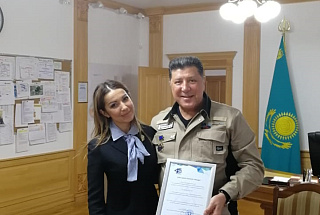       АМӨЗ бас директоры Ш. Данбай КГНТ медалімен марапатталды
