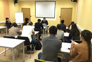 "АМӨЗ" ЖШС Бас директоры Ш. Данбай Мәскеуде студенттермен кездесті