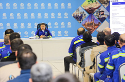 «Атырау МӨЗ» ЖШС Бас директоры Қуаныш Бишімов өндірістік бөлімшелердің басшыларымен және мамандарымен кездесті