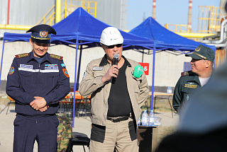 Атырау мұнай өңдеу зауытында өрт-тактикалық оқу-жаттығу өтті